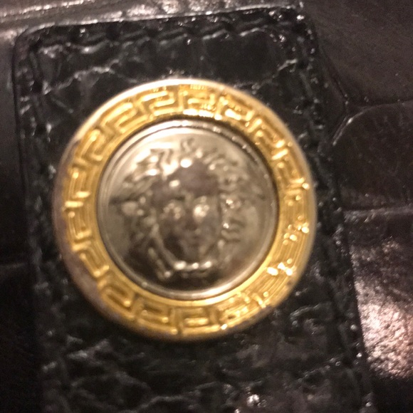 Vintage Gianni Versace Black Nylon Backpack😘 - Picture 3 of 8